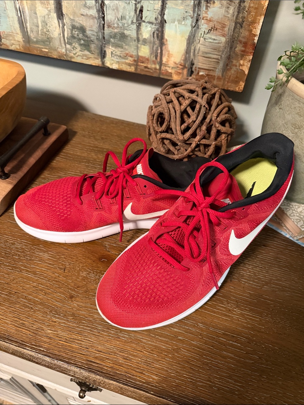 Nike Free running shoes.